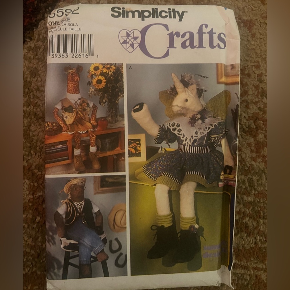 Simplicity craft pattern for sale